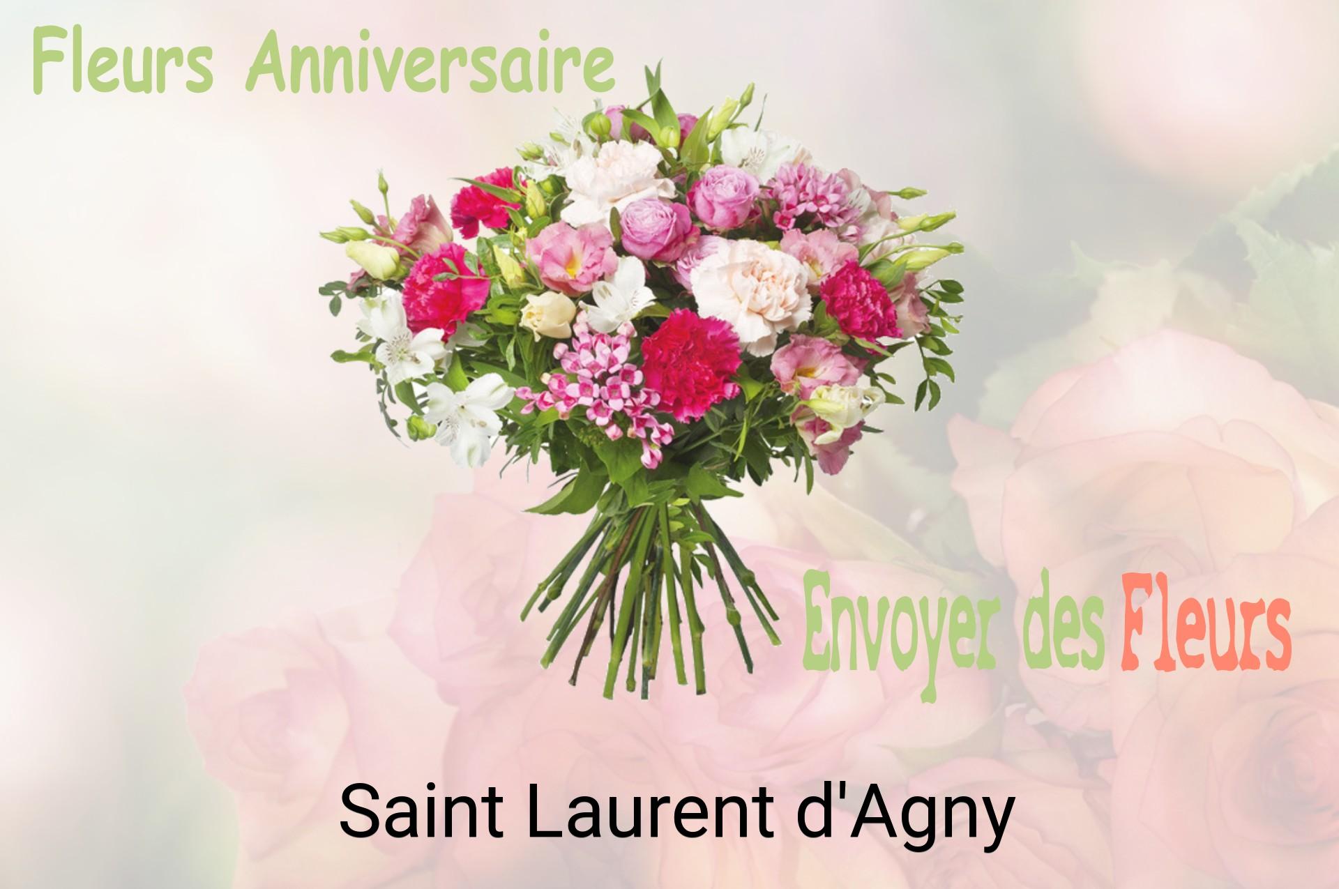 Bouquet de fleurs d’anniversaire livré à Saint-Laurent-d'Agny